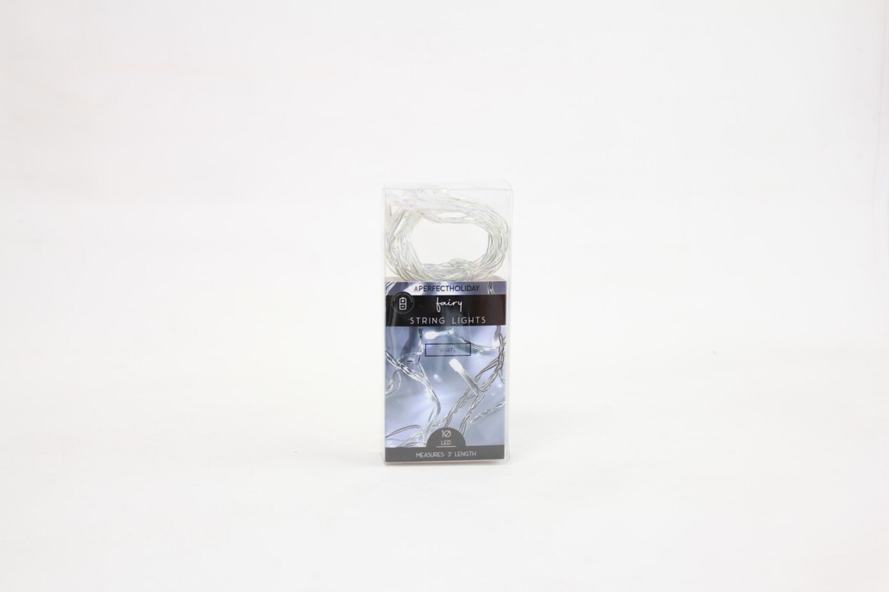 10 LED String Light Battery Operated - Bright Fairy Lights Two AA Battery Powered - Decorative Starry String Lights for Indoor and Outdoor Use - Ideal for Weddings, Parties, and Home Decor